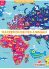 Poster Mappemonde des animaux Numéro 1