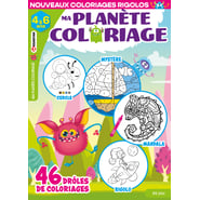 Ma planète coloriage 4-6 ans  Numéro 1