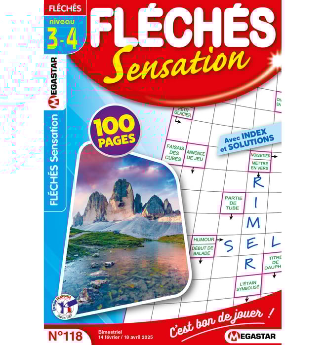 Fléchés Sensation Numéro 118 Fléchés Sensation Numéro 118