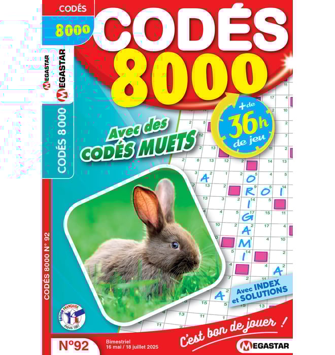 Codés 8000 Numéro 92 Codés 8000 Numéro 92