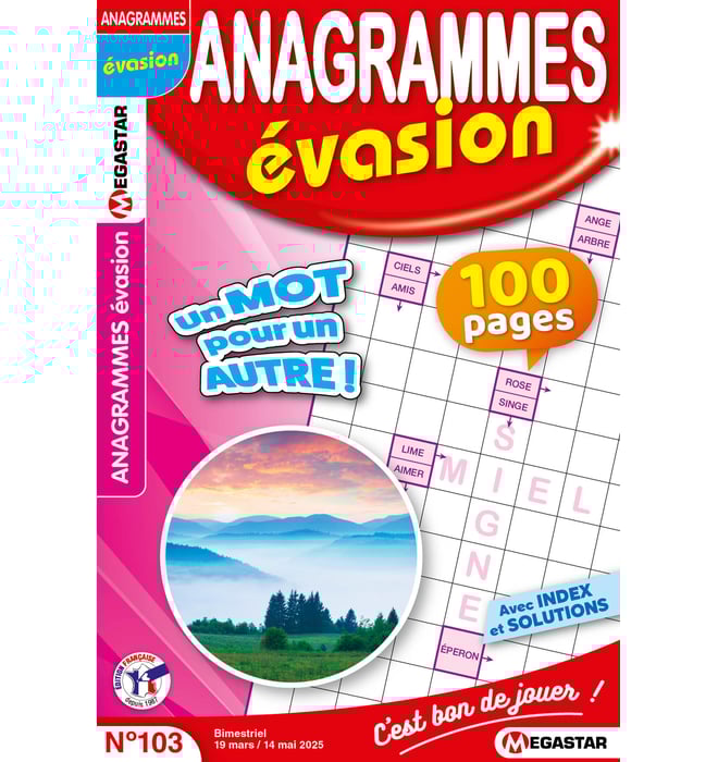 Anagrammes Evasion Numéro 103 Anagrammes Evasion Numéro 103