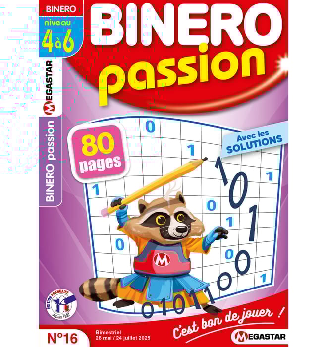 Binero Passion 4-6 Numéro 16 Binero Passion 4-6 Numéro 16