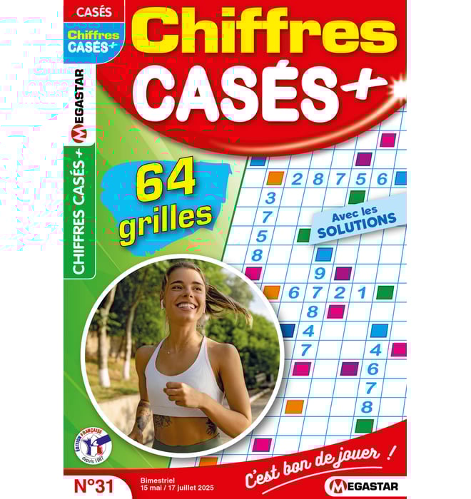 Chiffres casés + Numéro 31 Chiffres casés + Numéro 31