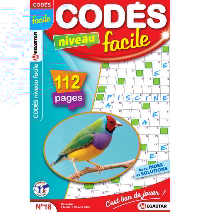 Codés niveau facile Numéro 18