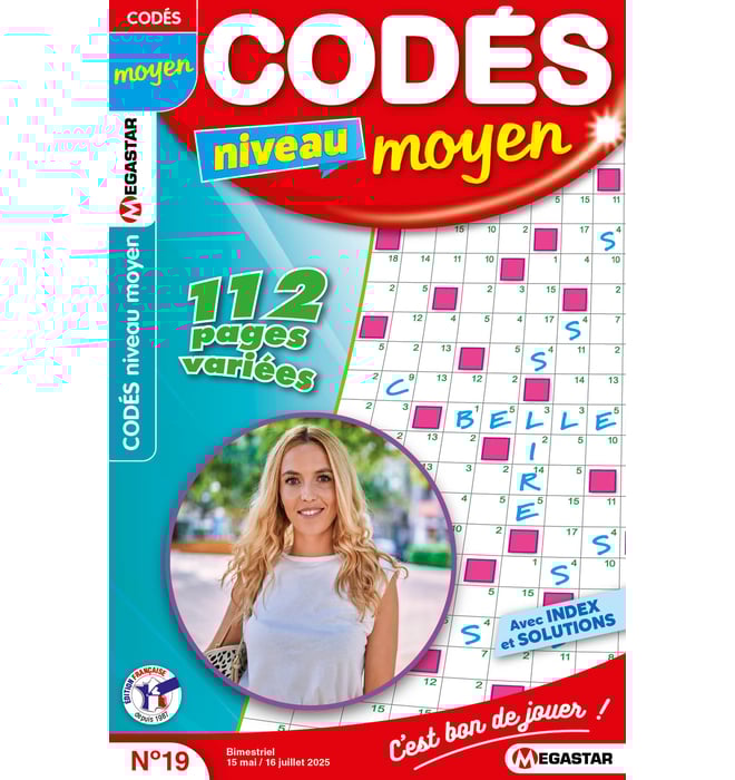 Codés niveau moyen Numéro 19 Codés niveau moyen Numéro 19