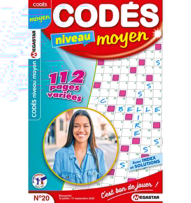 Codés niveau moyen Numéro 20 Codés niveau moyen Numéro 20