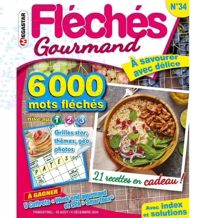 Fléchés Gourmand Numéro 34 Fléchés Gourmand Numéro 34