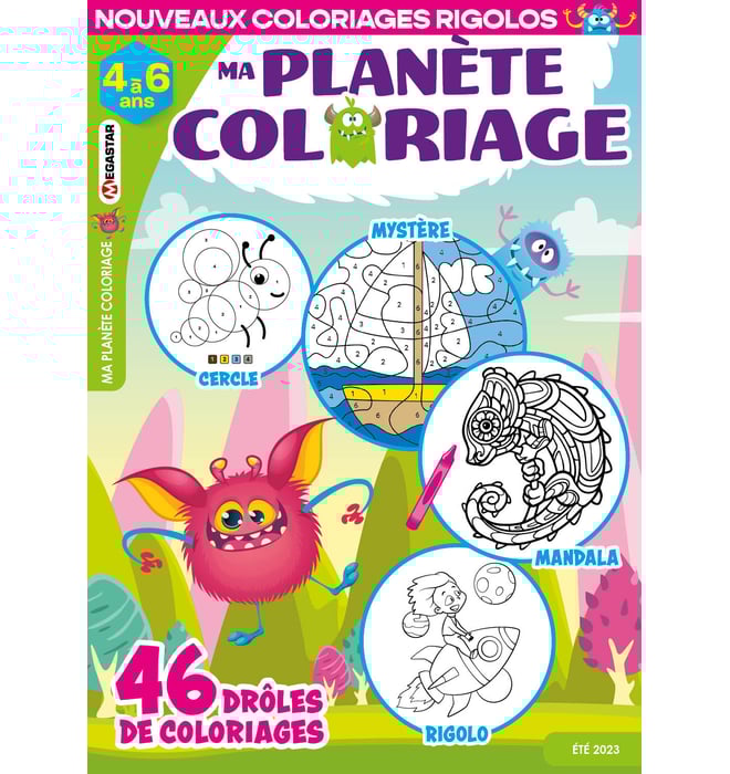 Ma planète coloriage 4-6 ans Numéro 1 Ma planète coloriage 4-6 ans Numéro 1
