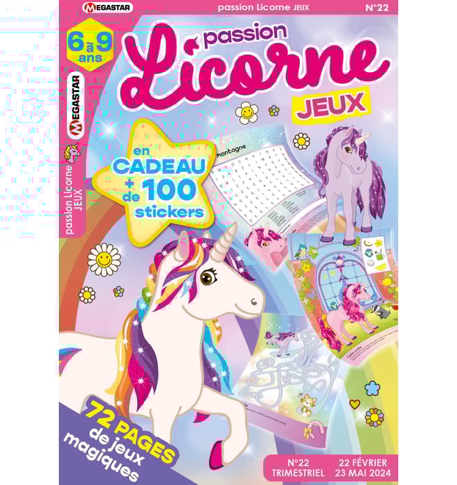 Passion licorne Jeux Numéro 22 Passion licorne Jeux Numéro 22