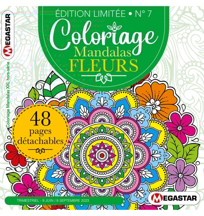 Coloriage Mandalas XXL Hors-série Numéro 7 Coloriage Mandalas XXL Hors-série Numéro 7