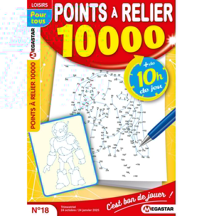 Points à relier 10 000 Numéro 18