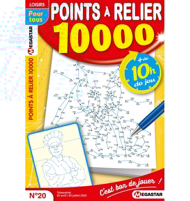 Points à relier 10 000 Numéro 20 Points à relier 10 000 Numéro 20