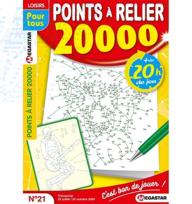 Points à relier 20 000 Numéro 21 Points à relier 20 000 Numéro 21
