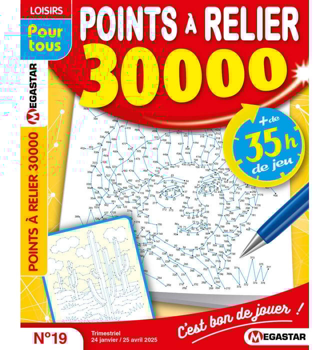 Points à relier 30 000 Numéro 19 Points à relier 30 000 Numéro 19