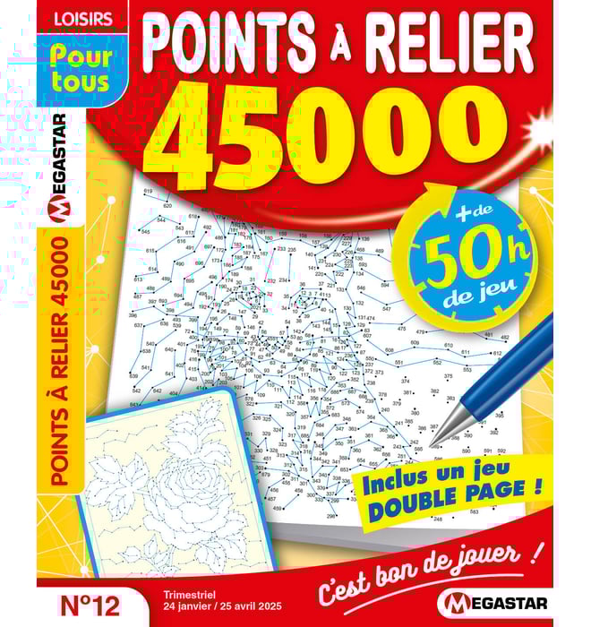 Points à relier 45 000 Numéro 12 Points à relier 45 000 Numéro 12