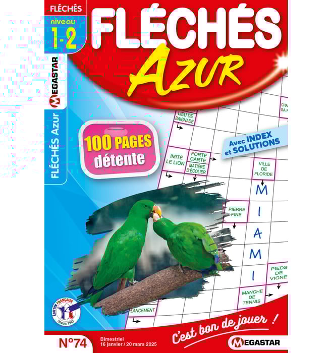 Fléchés Azur Numéro 74 Fléchés Azur Numéro 74