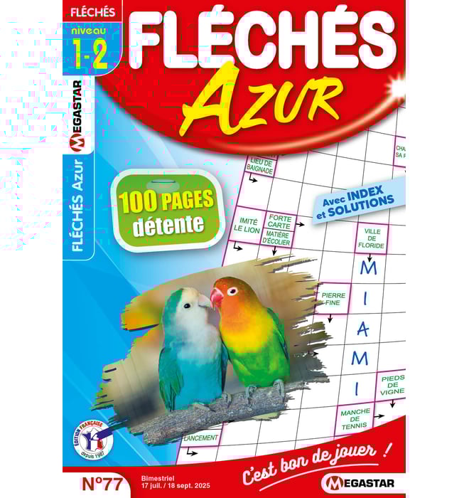 Fléchés Azur Numéro 77 Fléchés Azur Numéro 77
