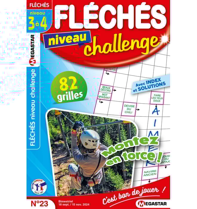 Fléchés niveau challenge Numéro 23 Fléchés niveau challenge Numéro 23