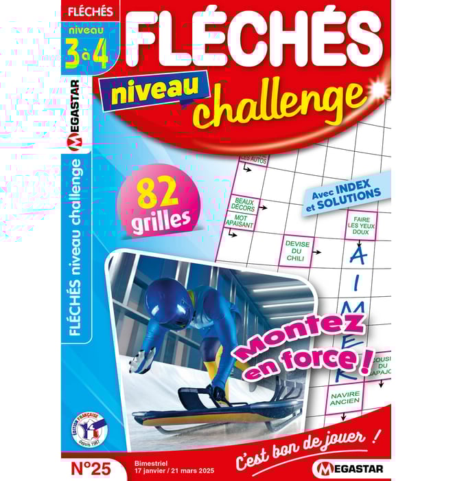 Fléchés niveau challenge Numéro 25 Fléchés niveau challenge Numéro 25