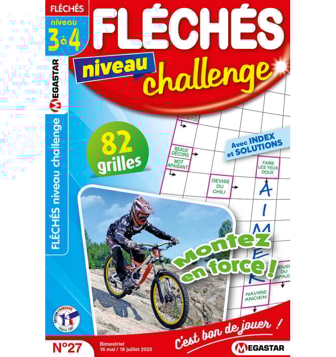 Fléchés niveau challenge Numéro 27 Fléchés niveau challenge Numéro 27