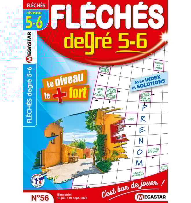 Fléchés Degré 5-6 Numéro 56 Fléchés Degré 5-6 Numéro 56