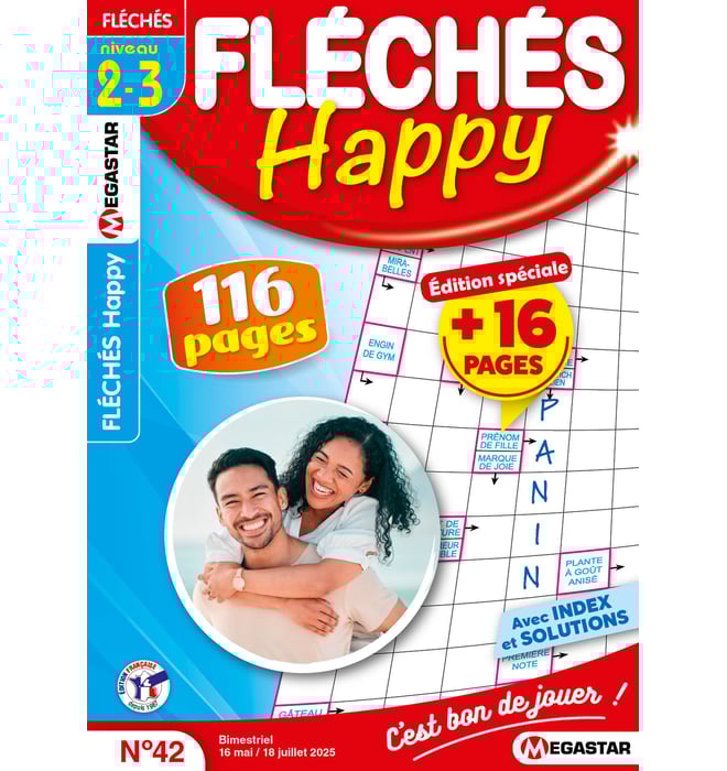 Fléchés Happy Numéro 42 Fléchés Happy Numéro 42