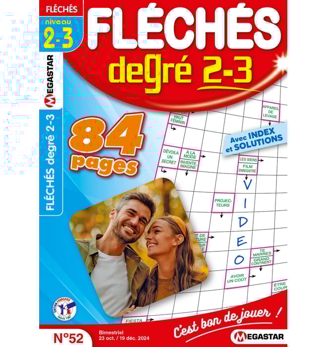 Fléchés Degré 2-3 Numéro 52 Fléchés Degré 2-3 Numéro 52
