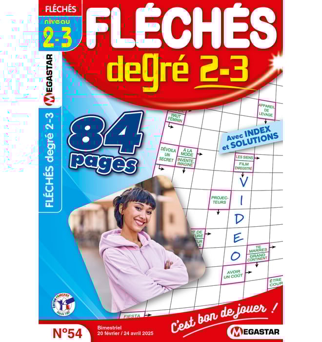 Fléchés Degré 2-3 Numéro 54