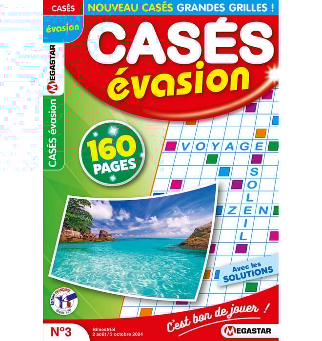 Casés évasion Numéro 3 Casés évasion Numéro 3