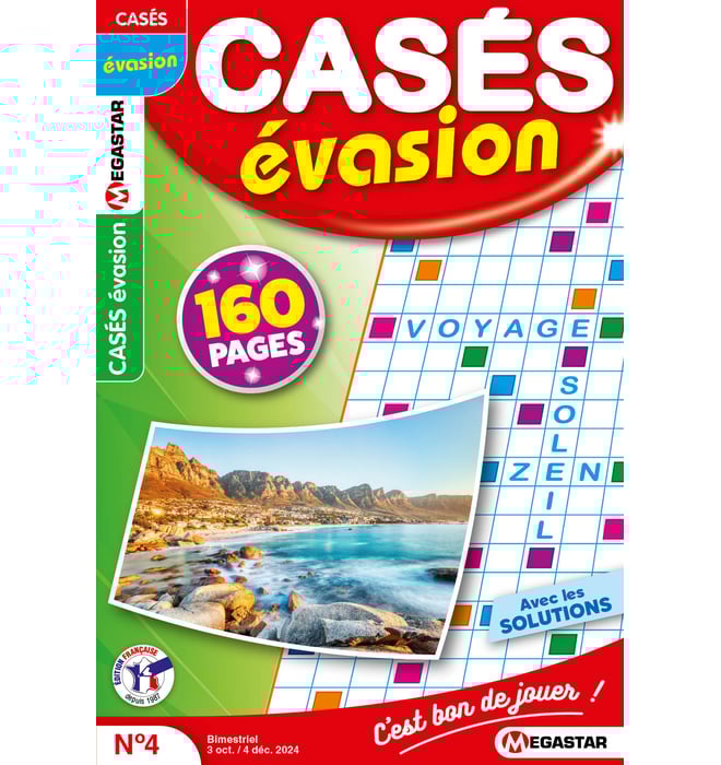 Casés évasion Numéro 4 Casés évasion Numéro 4