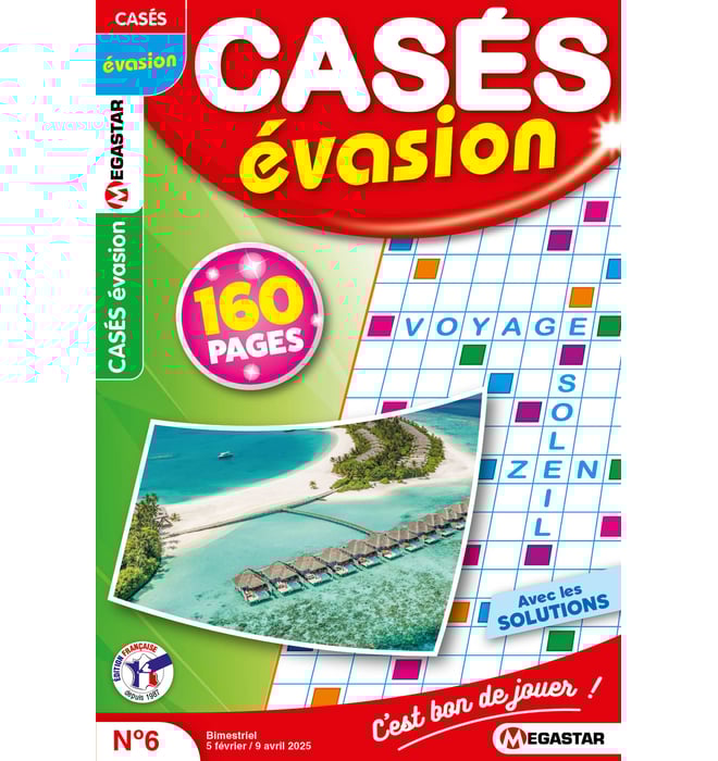Casés évasion Numéro 6 Casés évasion Numéro 6