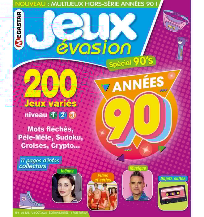 Jeux Evasion années 90 Hors-série Numéro 1 Jeux Evasion années 90 Hors-série Numéro 1