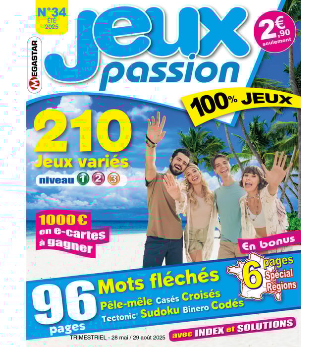 Jeux Passion Numéro 34