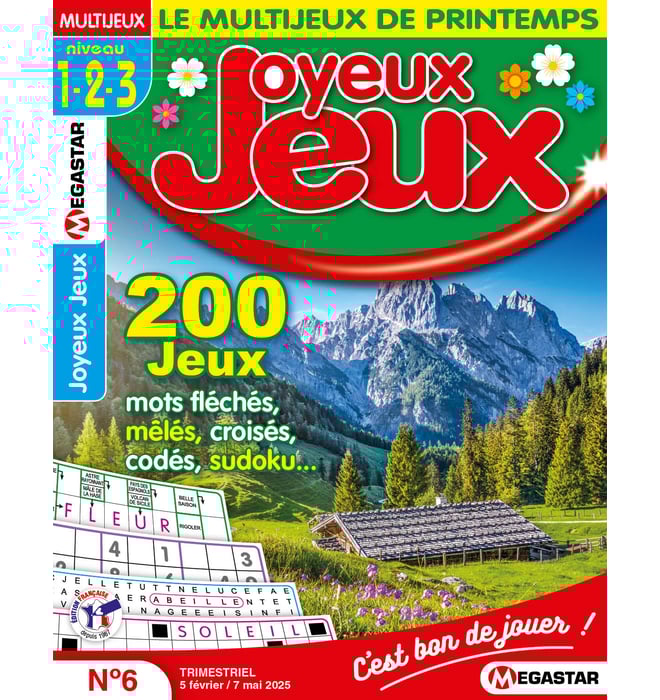 Joyeux jeux Numéro 6 Joyeux jeux Numéro 6