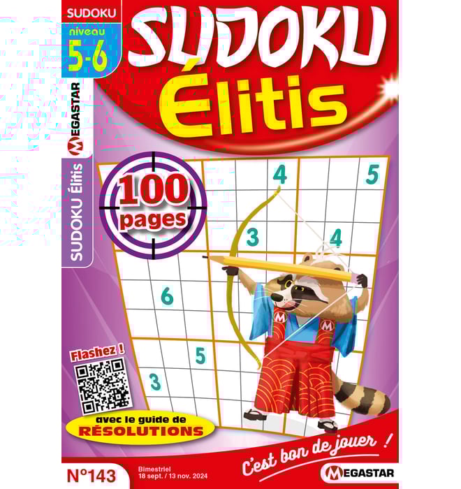 Sudoku Elitis Numéro 143 Sudoku Elitis Numéro 143