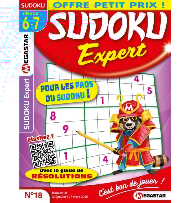 Sudoku Expert Numéro 18 Sudoku Expert Numéro 18