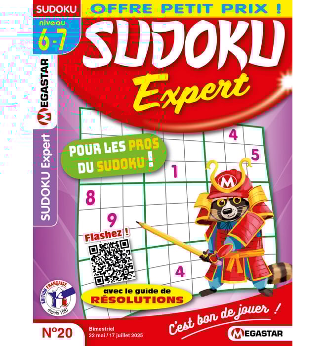 Sudoku Expert Numéro 20 Sudoku Expert Numéro 20