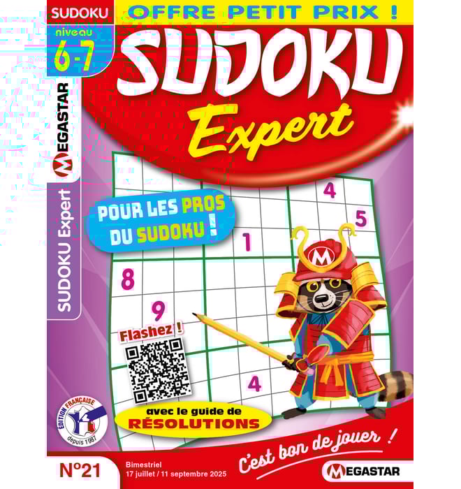 Sudoku Expert Numéro 21 Sudoku Expert Numéro 21