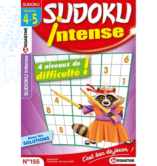 Sudoku Intense Numéro 155 Sudoku Intense Numéro 155