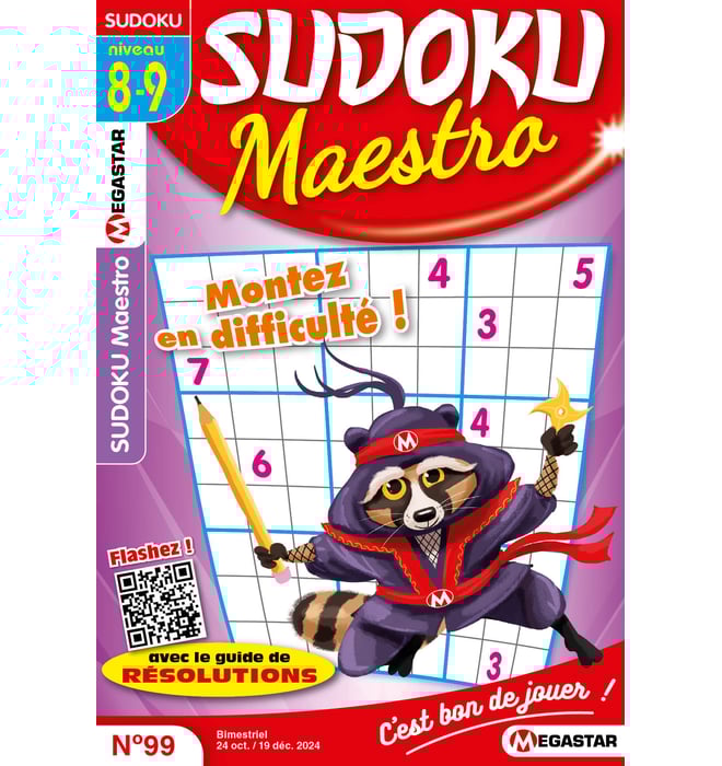Sudoku Maestro Numéro 99 Sudoku Maestro Numéro 99