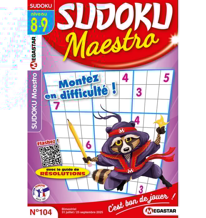 Sudoku Maestro Numéro 104 Sudoku Maestro Numéro 104