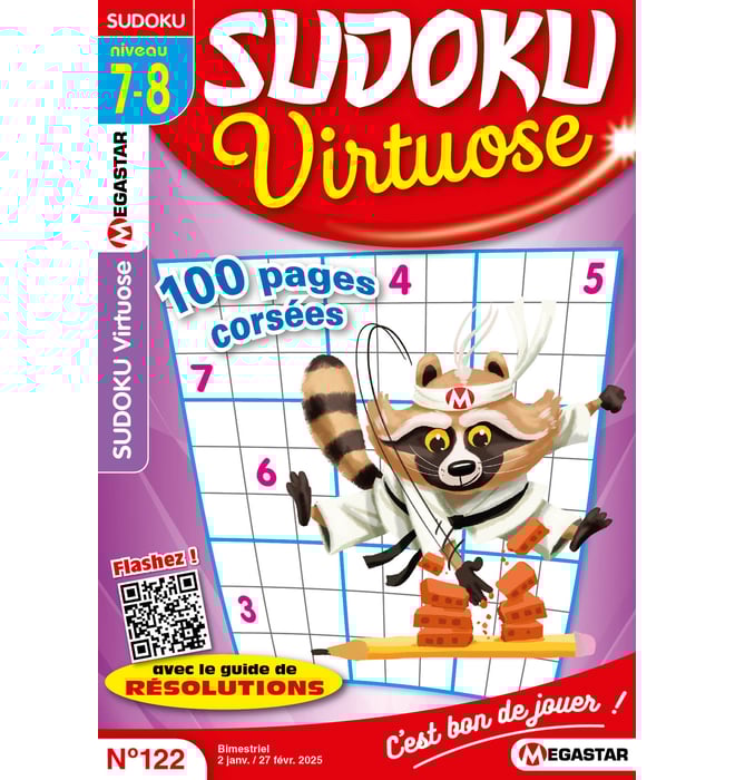 Sudoku Virtuose Numéro 122 Sudoku Virtuose Numéro 122