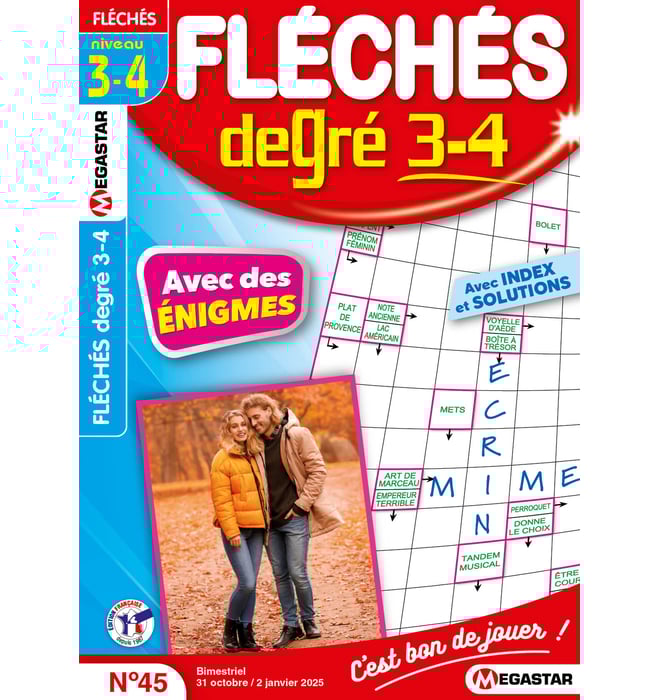 Fléchés degré 3-4 Numéro 45 Fléchés degré 3-4 Numéro 45