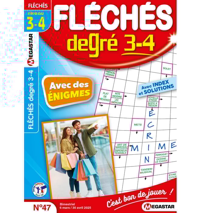 Fléchés degré 3-4 Numéro 47 Fléchés degré 3-4 Numéro 47