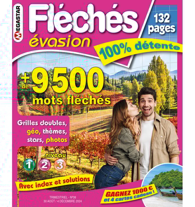 Fléchés évasion niv 1 à 3 Numéro 38 Fléchés évasion niv 1 à 3 Numéro 38