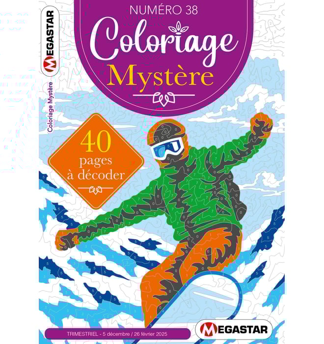 Coloriage Mystère Numéro 38