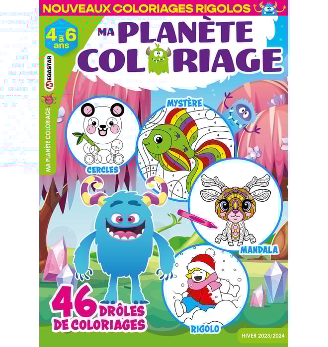 Ma planète coloriage 4-6 ans Numéro 3 Ma planète coloriage 4-6 ans Numéro 3