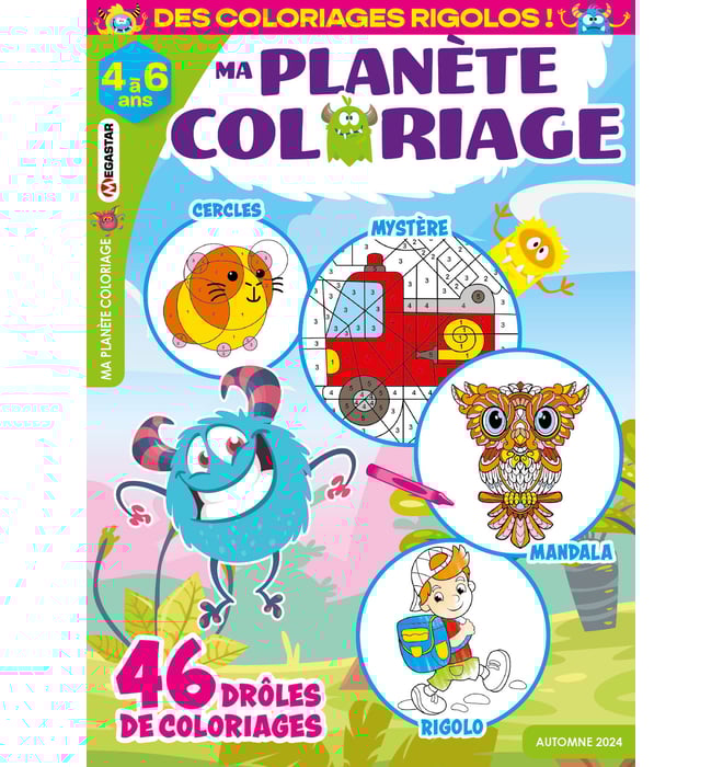 Ma planète coloriage 4-6 ans 