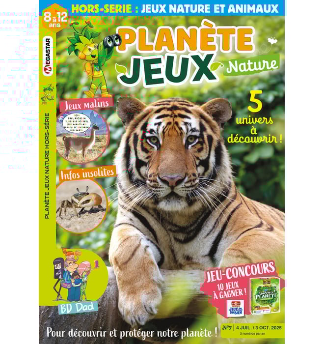 Planète Jeux 9-11 ans spécial nature Hors-série Numéro 7 Planète Jeux 9-11 ans spécial nature Hors-série Numéro 7