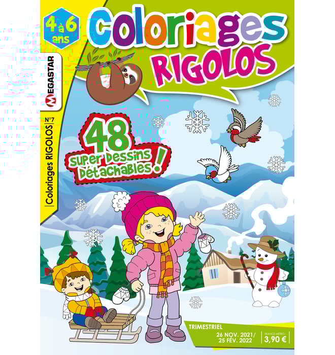 Coloriages rigolos Numéro 7 Coloriages rigolos Numéro 7